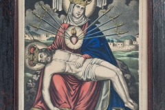MOR AH/ 106 Obraz w technice akwaforta: Pieta Siedmiu Boleści